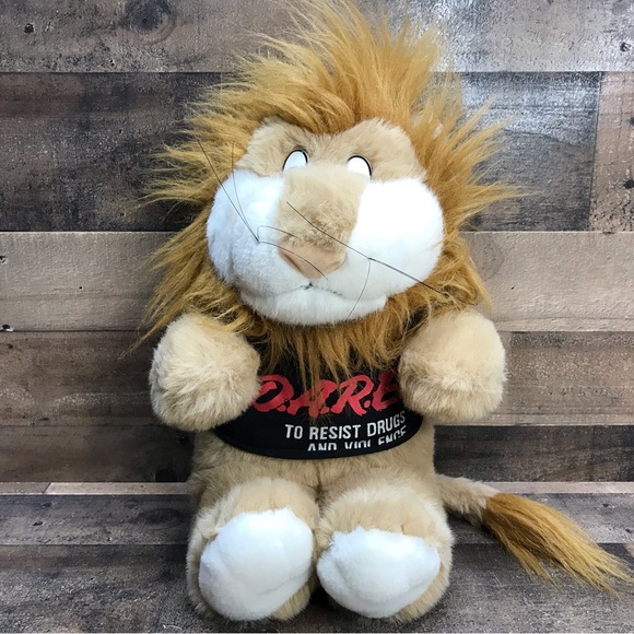 Vintage 18" D.A.R.E. Daren The Lion - Stuffed Plush Animal Lion DARE 1999 - Picture 2 of 9